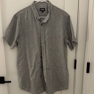 Billabong Men's Charcoal Button Down Shirt